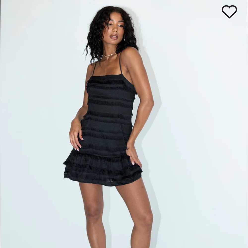 Princess Polly Molina Mini Dress Black